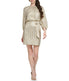 Longsleeve Pleated Neck Blouson Dress Champagne | Forever 21 Womens