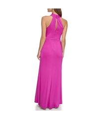 Sleeves High Neck Gown With Drape Front Berry | Forever 21 Womens