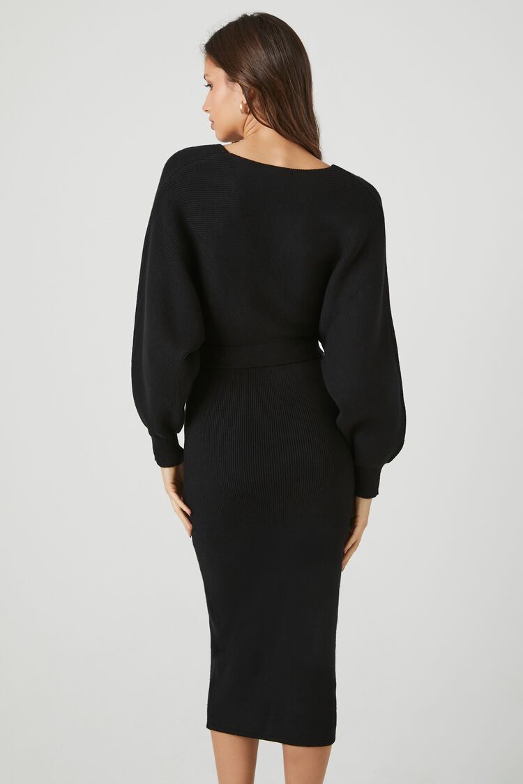 Sweater Midi Wrap Dress | Forever 21 Womens