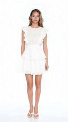 Clip Dot Lace Ruffled Mini Dress | Forever 21 Womens