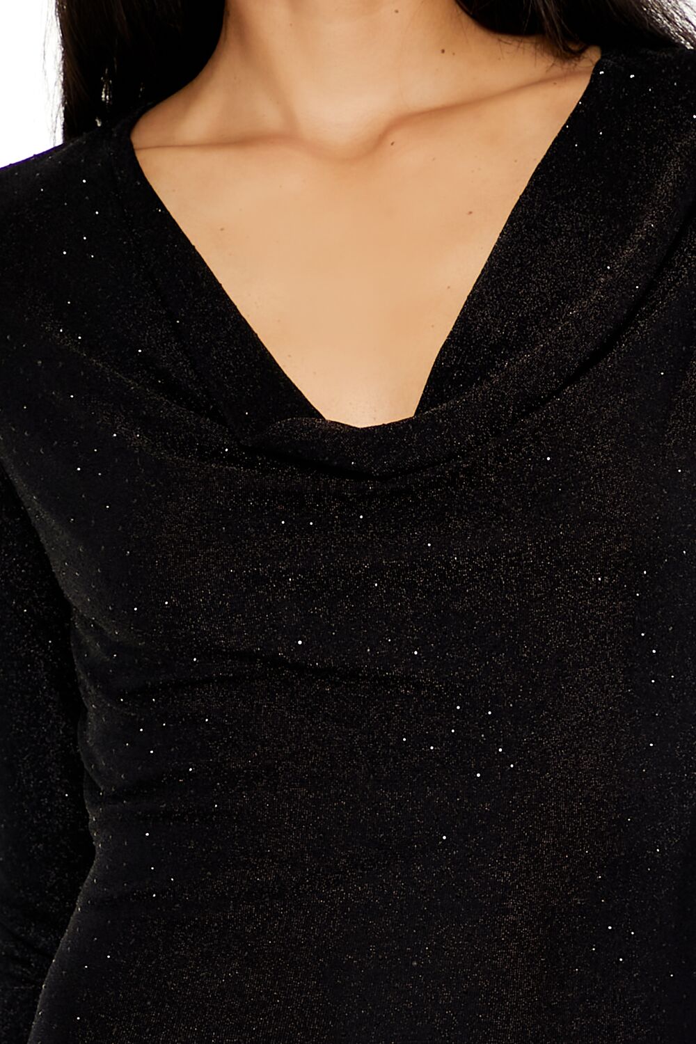 Glitter Cowl Bodycon Mini Dress | Forever 21 Womens