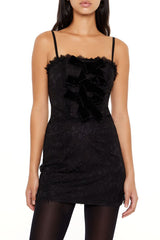 Eyelash Lace Bow Mini Dress | Forever 21 Womens