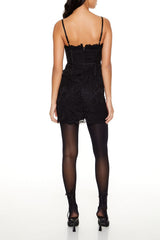 Eyelash Lace Bow Mini Dress | Forever 21 Womens