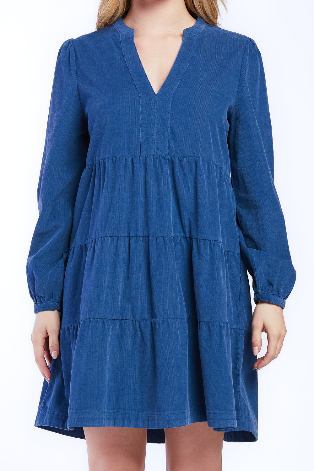 Sherin Long Sleeve Tiered Baby Doll Dress | Forever 21 Womens