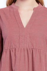 Sherin Long Sleeve Tiered Baby Doll Dress | Forever 21 Womens