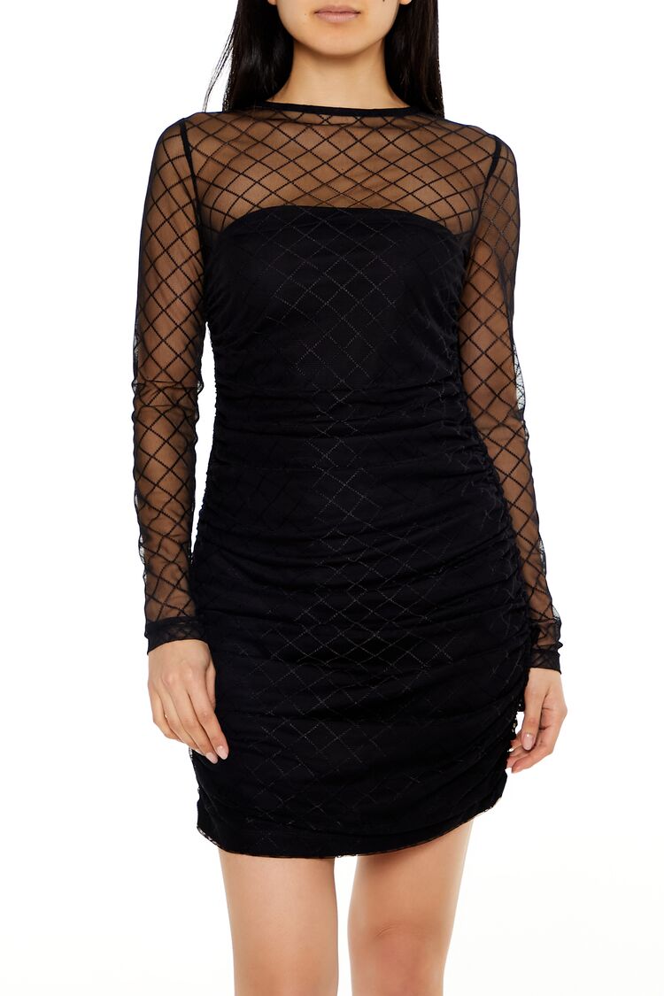 Lattice Combo Sweater Dress | Forever 21 Womens