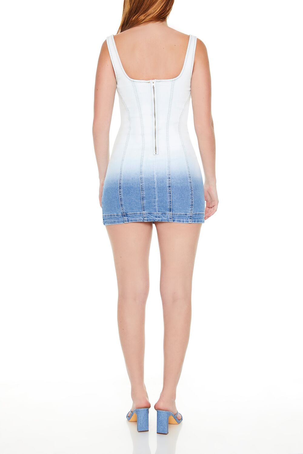 Gradient Denim Tank Mini Dress | Forever 21 Womens