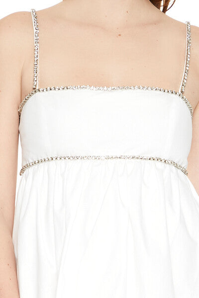 Rhinestone Babydoll Mini Dress | Forever 21 Womens