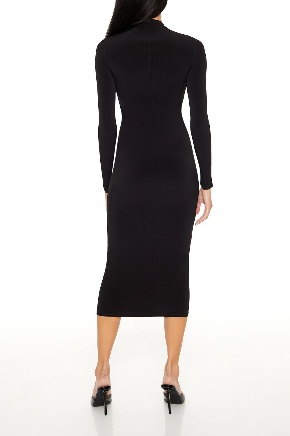 Ruched Bodycon Midi Dress | Forever 21 Womens