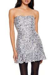 Sequin Sweetheart Mini Dress | Forever 21 Womens