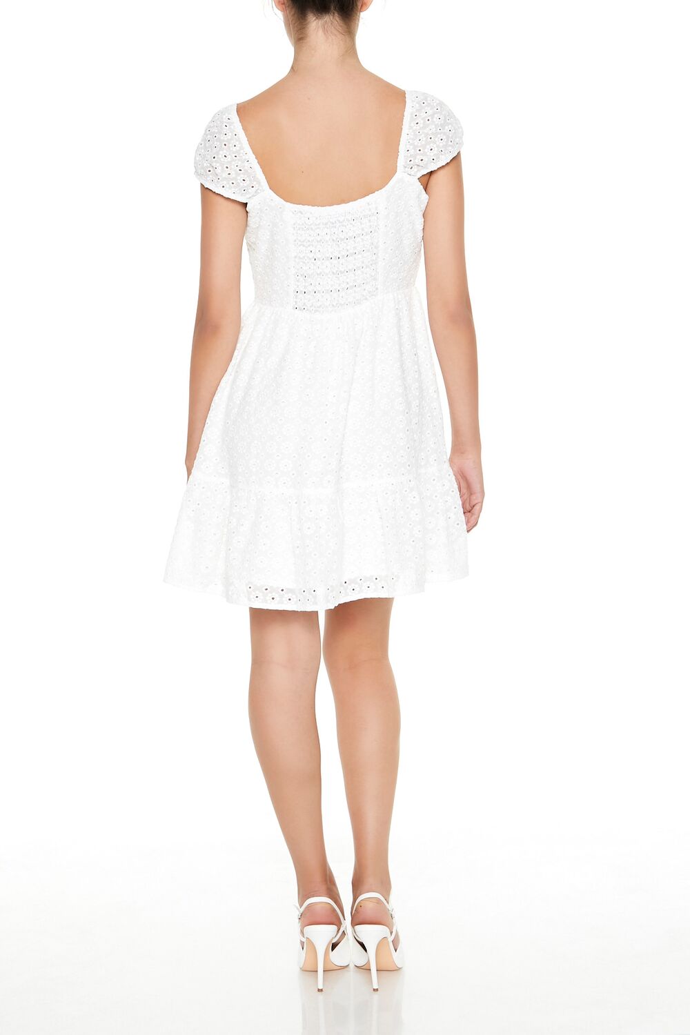 Eyelet Bustier Flounce Mini Dress | Forever 21 Womens