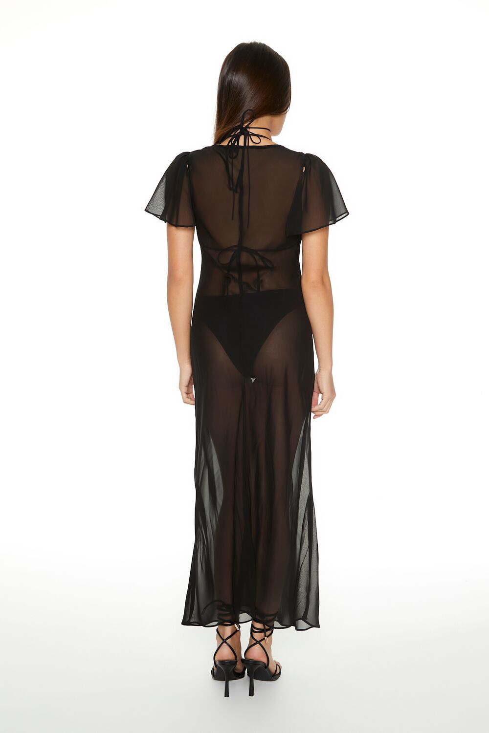 Sheer Chiffon Maxi Dress | Forever 21 Womens