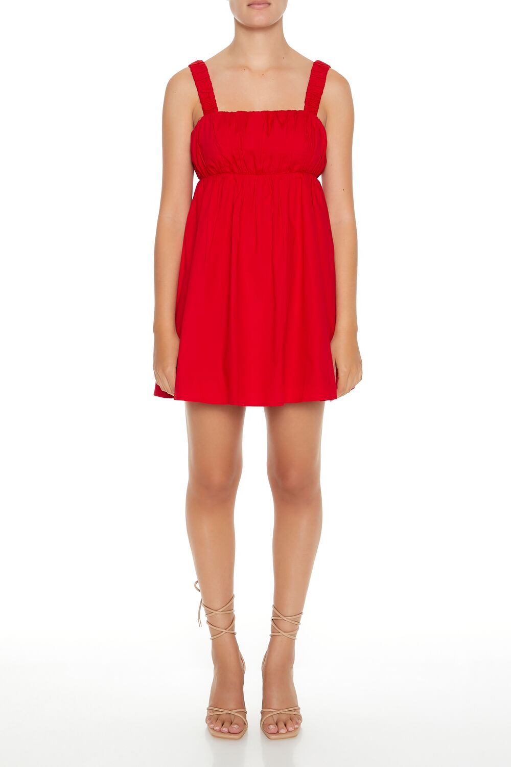 Poplin Babydoll Mini Dress | Forever 21 Womens