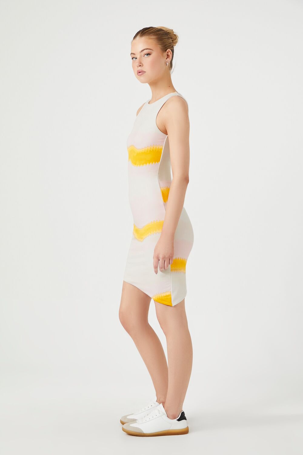 Tie-Dye Striped Mini Dress | Forever 21 Womens