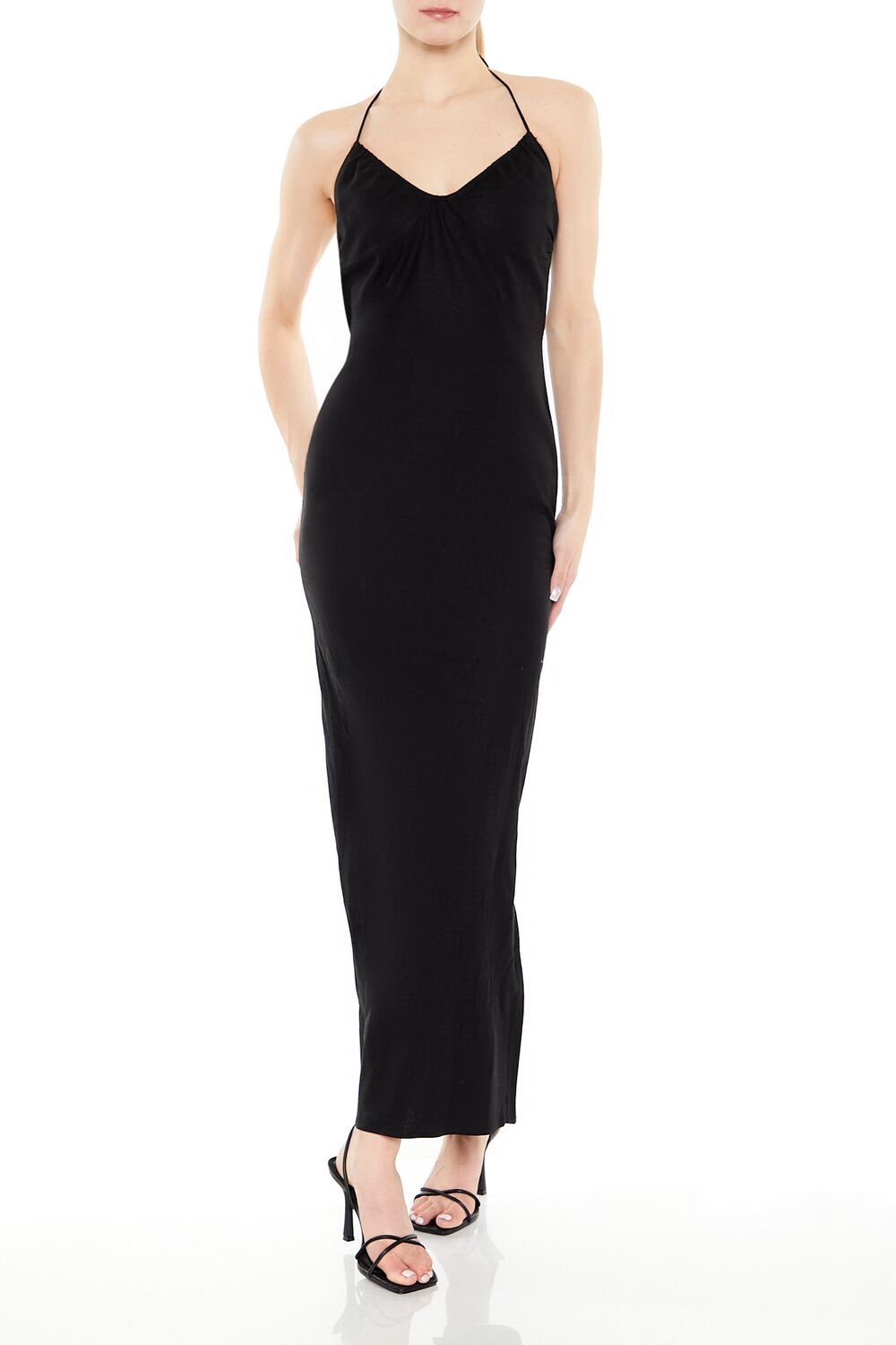 Halter Maxi Column Dress | Forever 21 Womens
