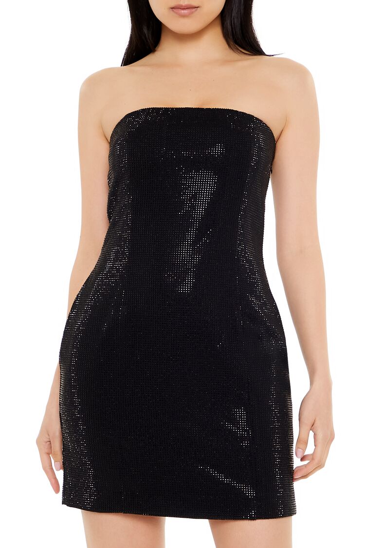 Rhinestone Tube Mini Dress | Forever 21 Womens