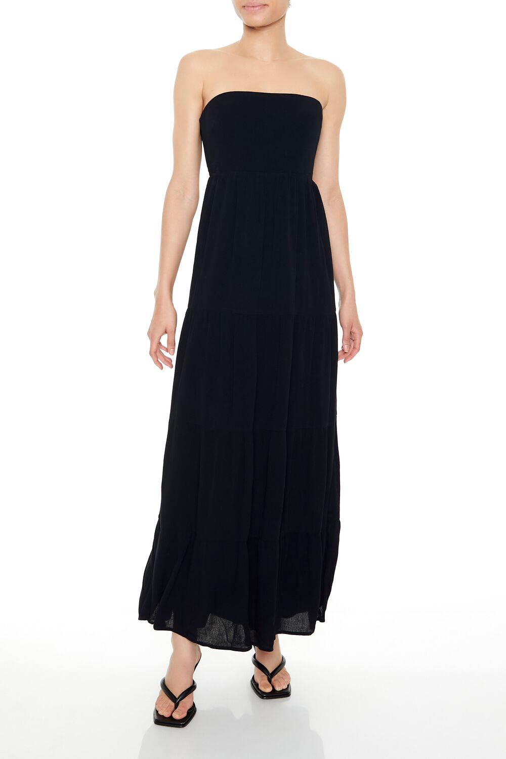 Strapless Tie-Back Maxi Dress | Forever 21 Womens