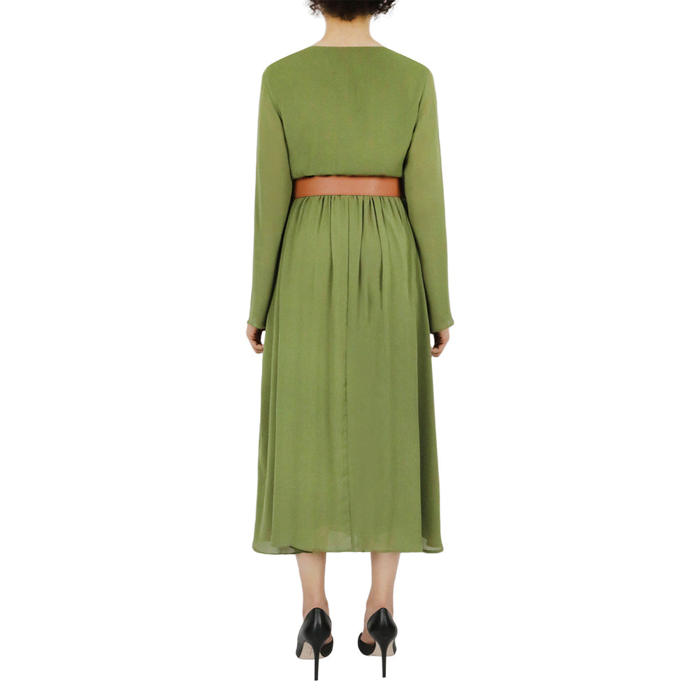 Belted Long Sleeve Dress | Forever 21 Womens