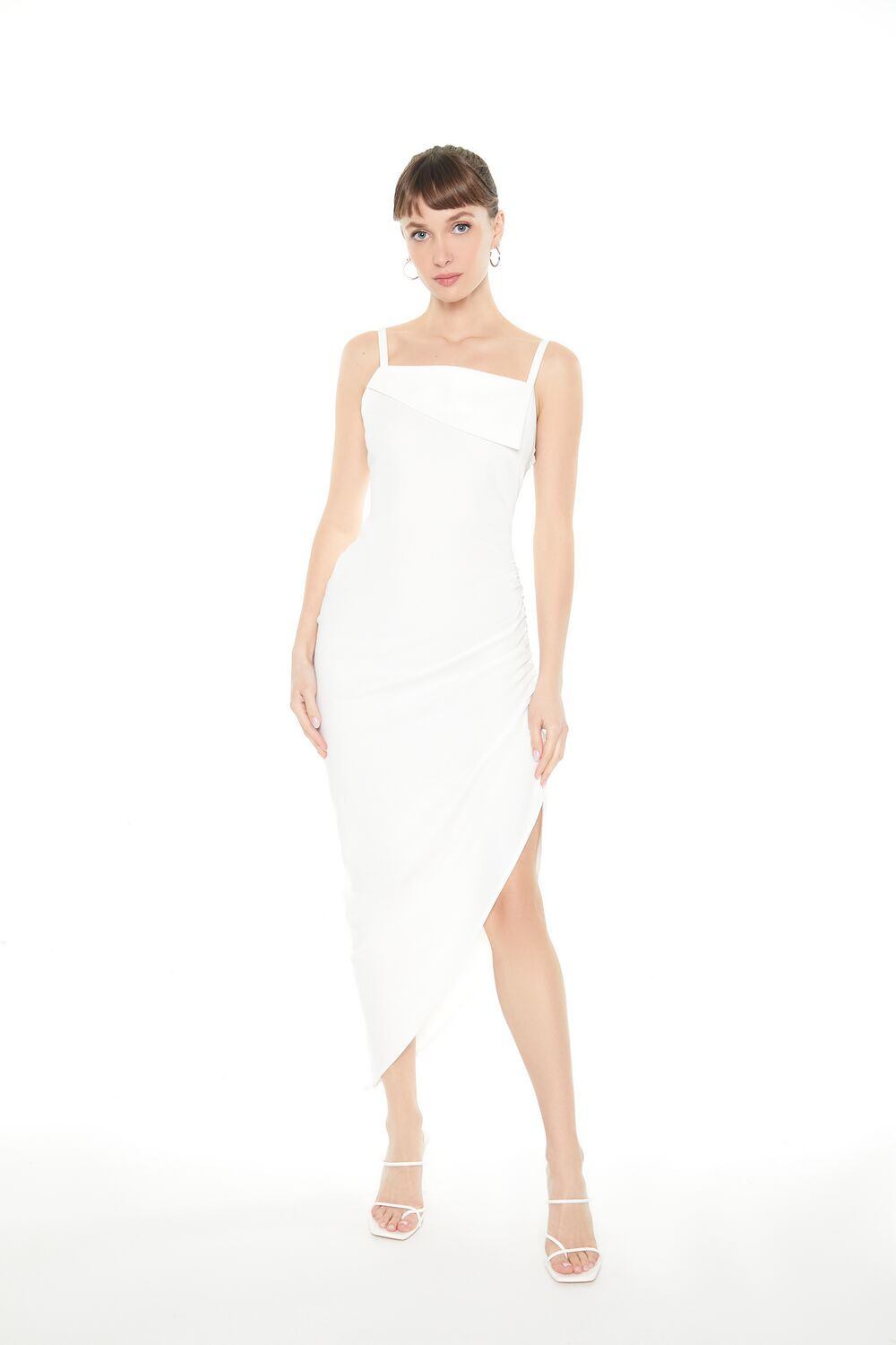 Asymmetrical Cami Midi Dress | Forever 21 Womens