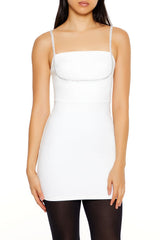 Rhinestone-Trim Cami Mini Dress | Forever 21 Womens