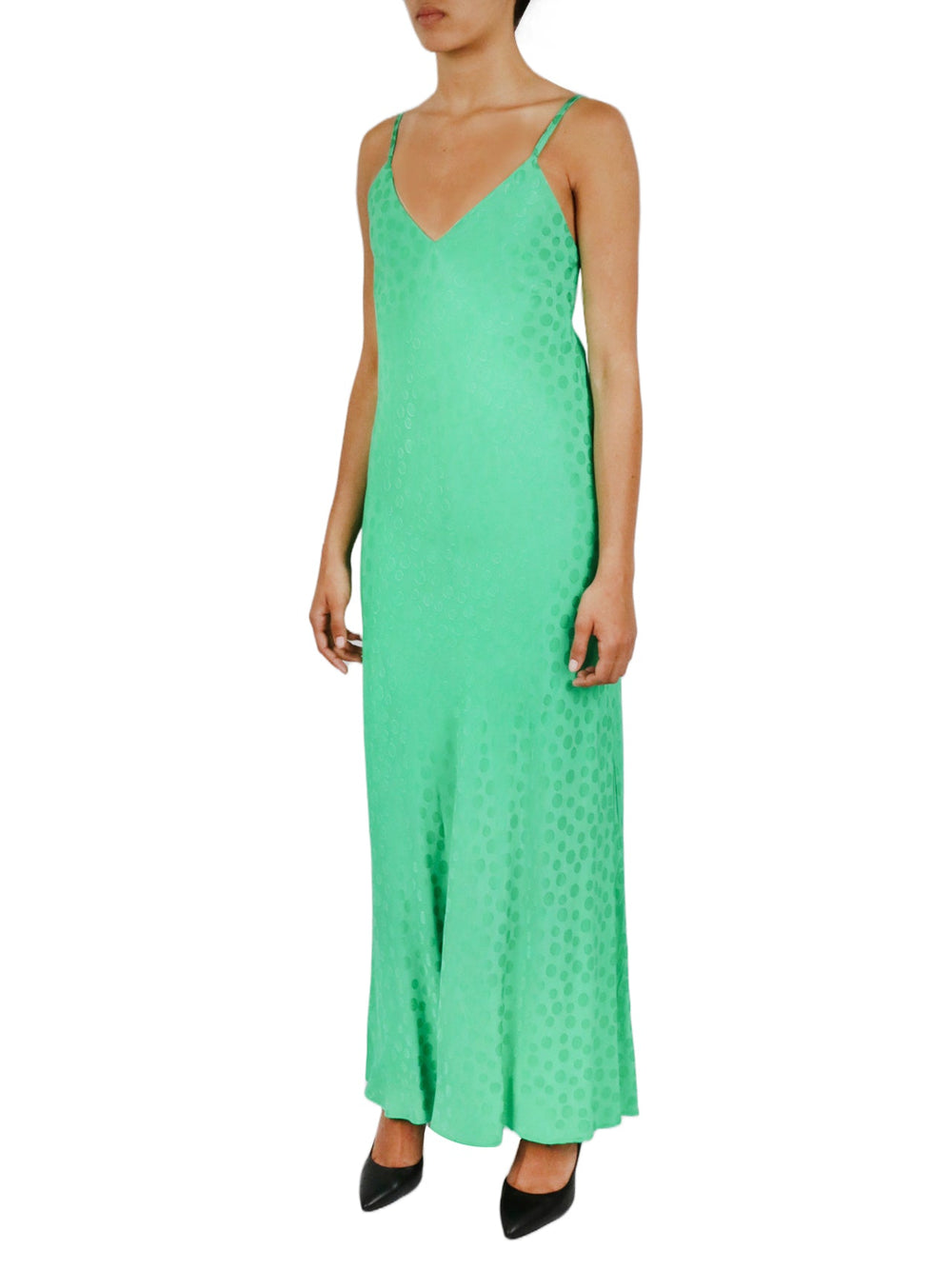 Tonal Patterned Charmeuse Dress | Forever 21 Womens