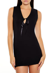 Sleeveless Cutout Bow Mini Dress | Forever 21 Womens