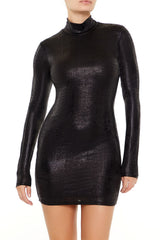 Mock Neck Mini Dress | Forever 21 Womens