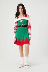 Peppermint Elf Mini Dress | Forever 21 Womens