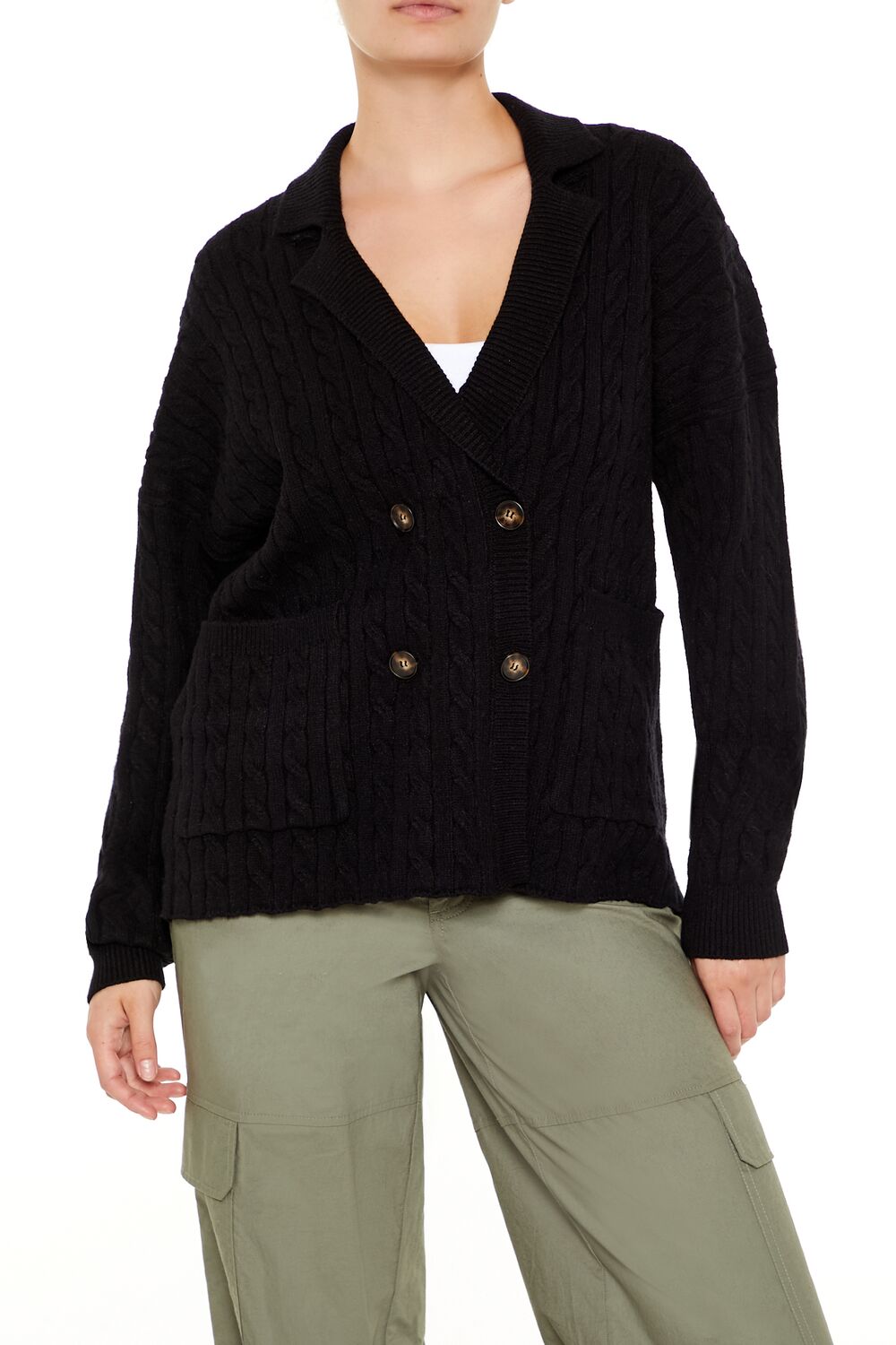 Double-Breasted Cardigan Sweater | Forever 21 Womens