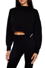 Faux Pearl-Trim Cropped Sweater | Forever 21 Womens