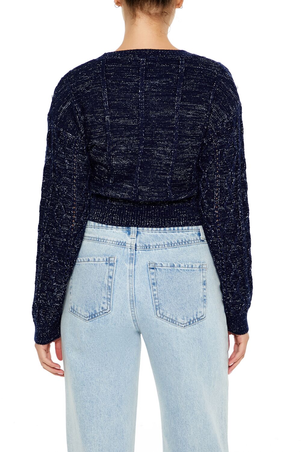Glitter Knit Rhinestone Sweater | Forever 21 Womens