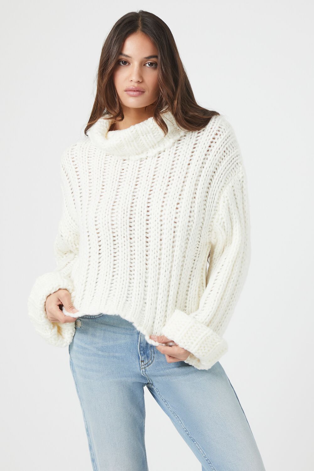 Turtleneck Cropped Sweater | Forever 21 Womens