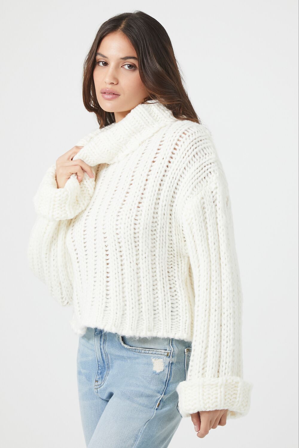 Turtleneck Cropped Sweater | Forever 21 Womens