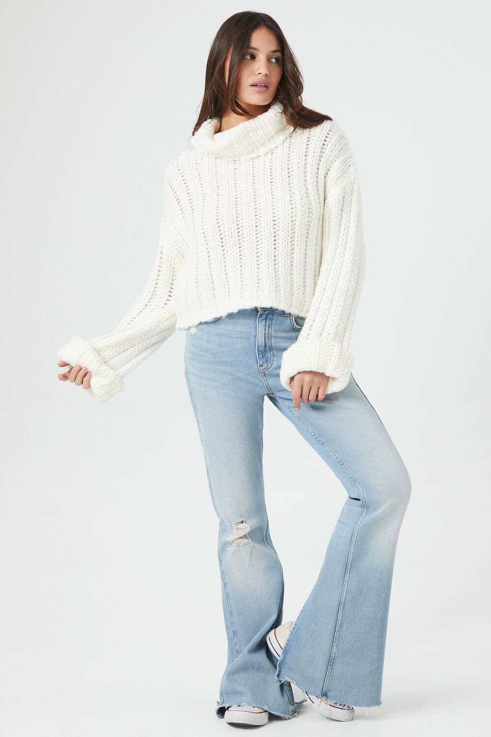 Turtleneck Cropped Sweater | Forever 21 Womens