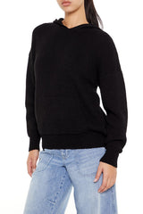 Hooded Drop-Sleeve Sweater | Forever 21 Womens