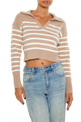 Striped Cropped Sweater | Forever 21 Womens