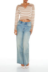 Striped Cropped Sweater | Forever 21 Womens