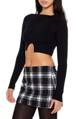 Ribbed Cutout Sweater | Forever 21 Womens