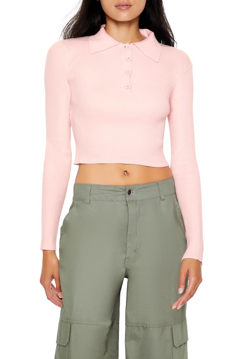 Ribbed Knit Cropped Sweater | Forever 21 Womens