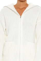 Ribbed Knit Zip-Up Sweater | Forever 21 Womens