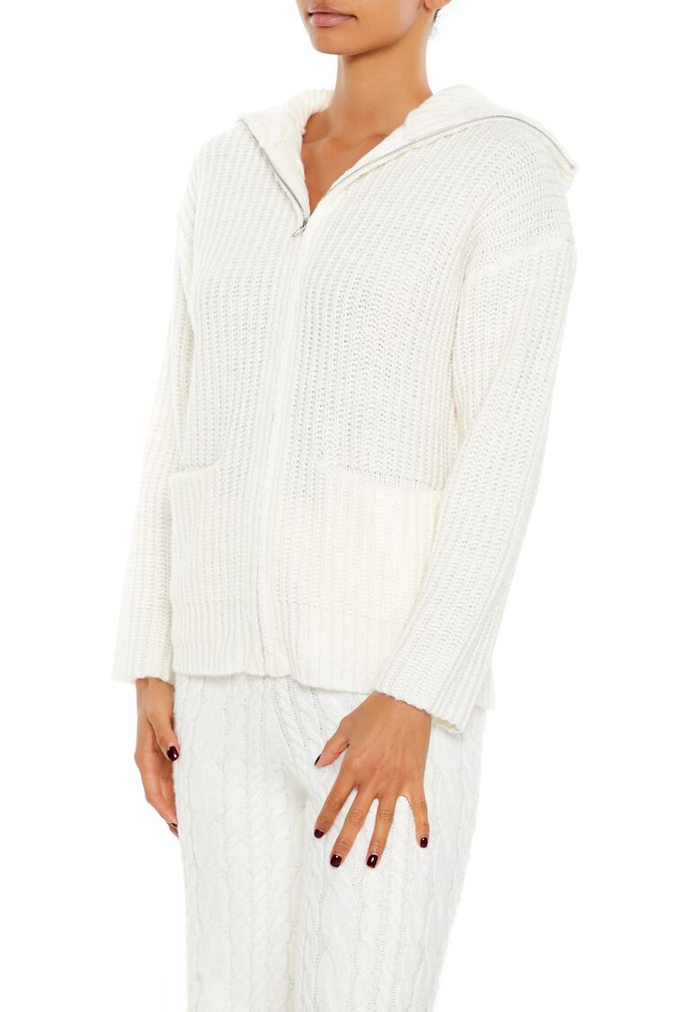 Ribbed Knit Zip-Up Sweater | Forever 21 Womens