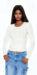 Cropped Lattice Sweater | Forever 21 Womens
