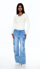 Cropped Lattice Sweater | Forever 21 Womens