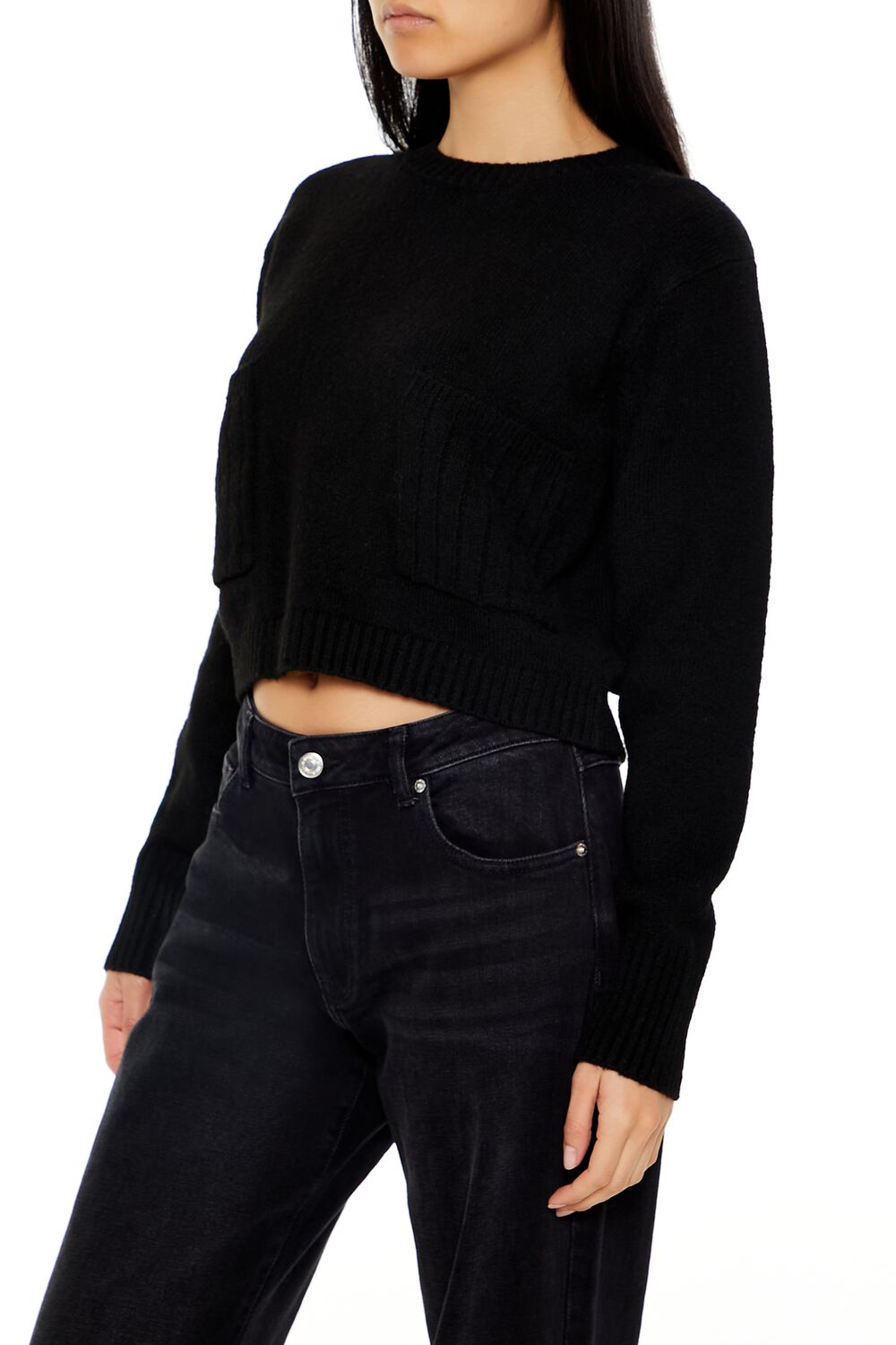 Cropped Crew Sweater | Forever 21 Womens