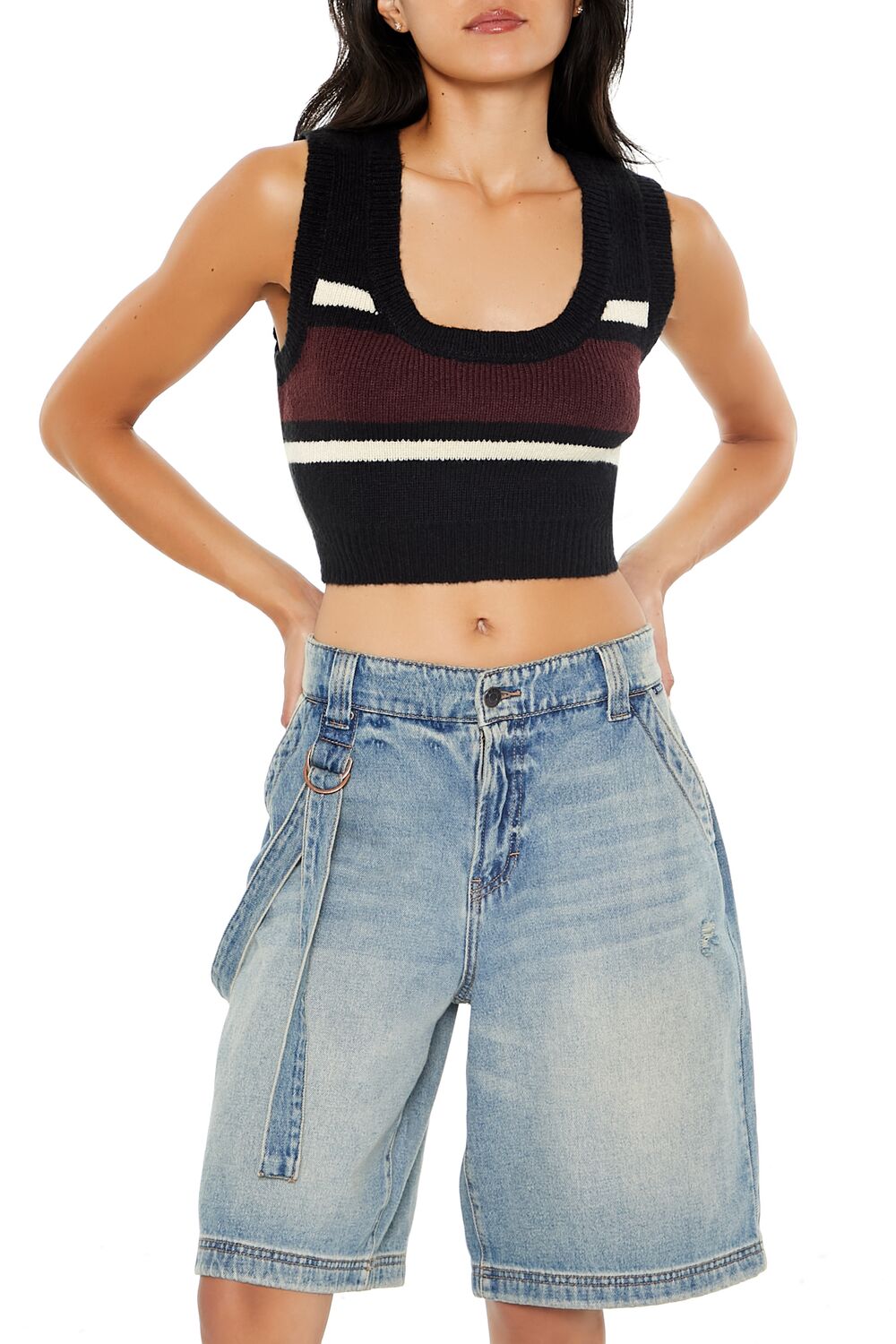 Striped Sweater Vest | Forever 21 Womens