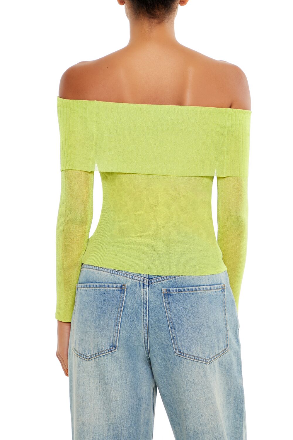Foldover Off-the-Shoulder Sweater | Forever 21 Womens