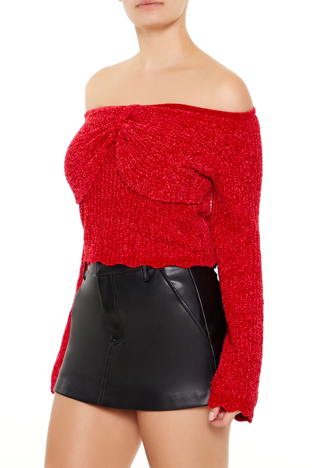 Off-the-Shoulder Bow Sweater | Forever 21 Womens