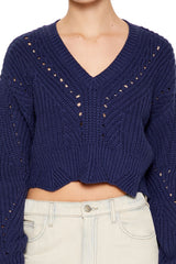 Open-Knit Cropped Sweater | Forever 21 Womens