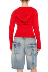 Hooded Cable Knit Sweater | Forever 21 Womens
