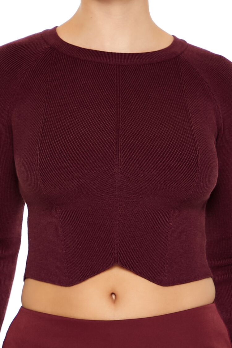 Notched Cropped Sweater | Forever 21 Womens